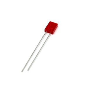 LED RECTANGULAR 2x5mm ROJO