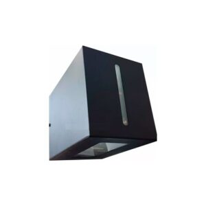 APLIQUE DIFUSOR BIDIRECCIONAL NEGRO P/GU9