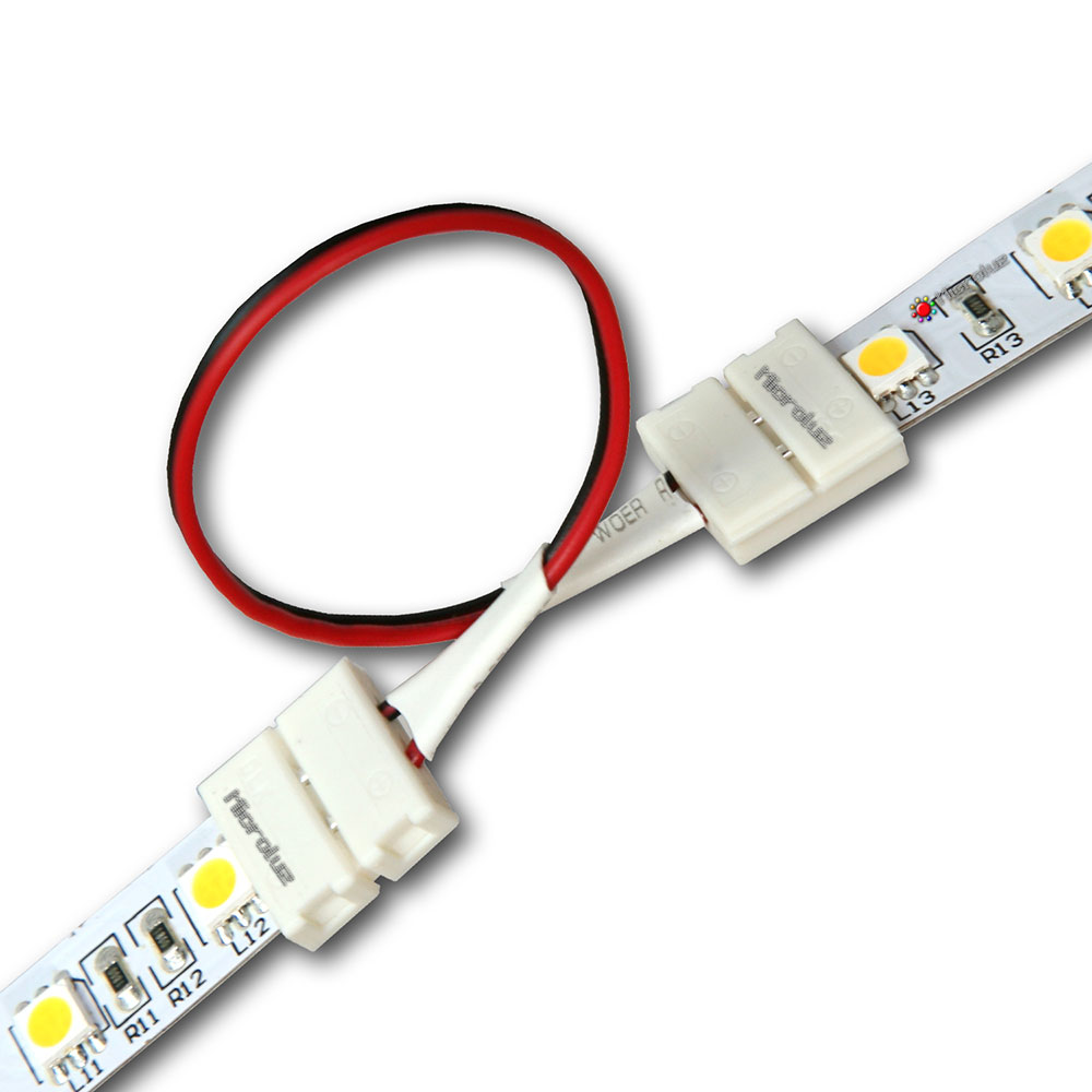 Conector Tira LED RGB 2 Extremos 10mm